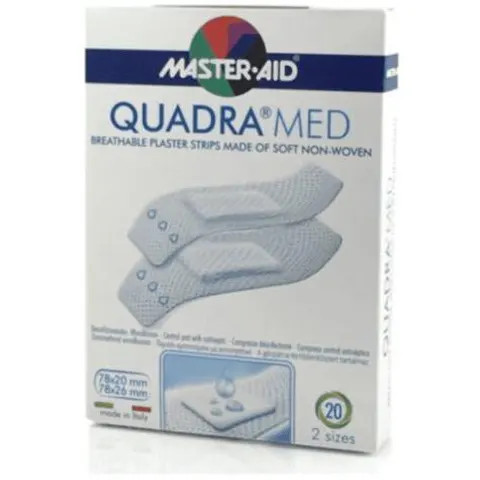 Master Aid M-Aid Quadra Cer Ass 20 Pezzi – immagine 1