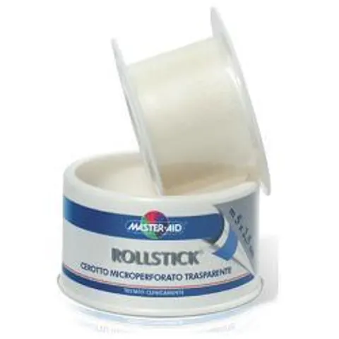Master aid Rollstick Cerotto Trasparente cm 2,5x5 m – immagine 1