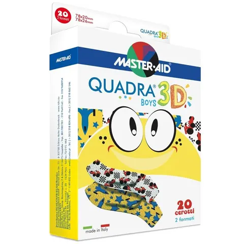 master aid Quadra 3d boys 20 cer.assort. – immagine 1