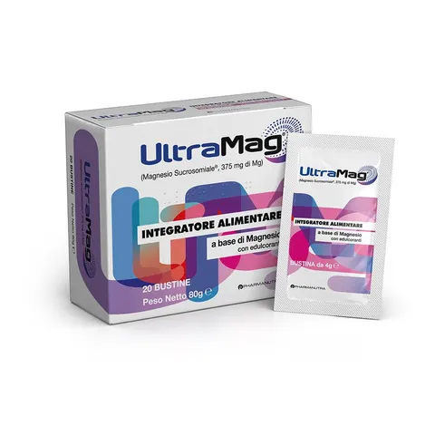 Pharmanutra UltraMag Integratore di Magnesio 20 Bustine – immagine 1