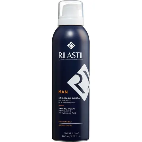 RILASTIL Man Schiuma Barba Con Vitamina C 200 ML – immagine 1