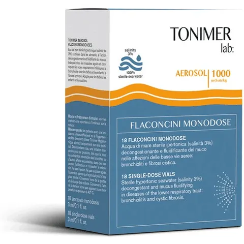 tonimer lab aerosol 18 flaconcini 3 ml monodose – immagine 1