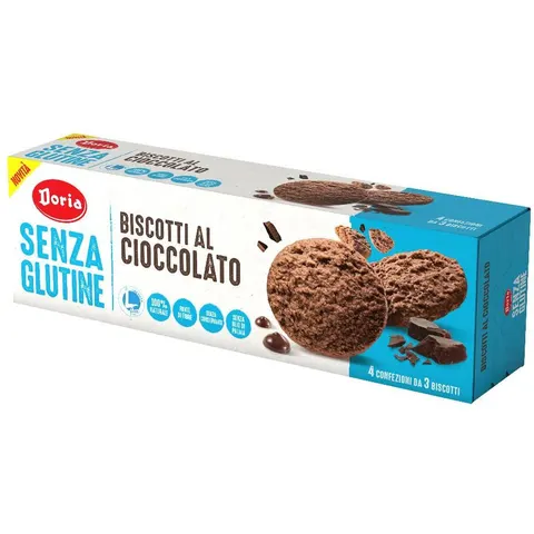 doria biscotti cioccolato 4x37,5 g – immagine 1