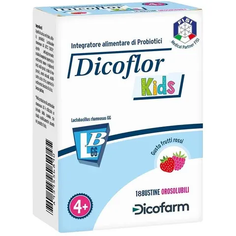 Dicoflor Kids 18 Bustine Orosolubi – immagine 1