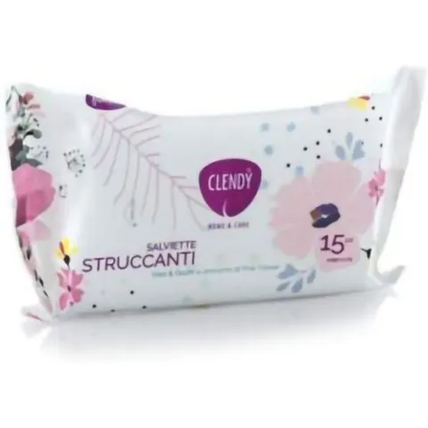 Clendy 15 Salviette Struccanti Delicate Viso E Occhi – immagine 1