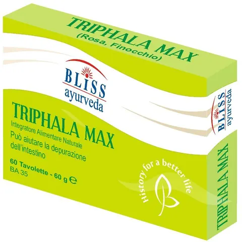 bliss ayurveda italy srl Triphala Max 60 Compresse – immagine 1