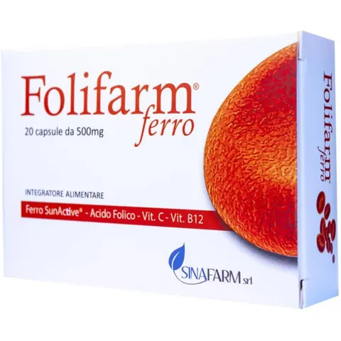 folifarm Ferro 20 Capsule 500mg – immagine 1