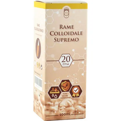 PUNTO SALUTE E BENESSERE Srls Rame Colloidale Supremo 20ppm spray e contagocce 100ml – immagine 1