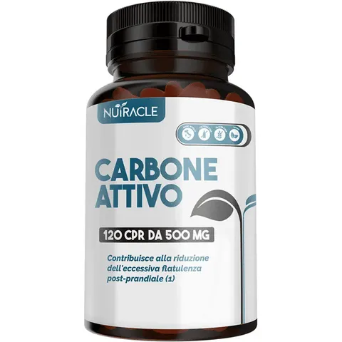 Nutracle Carbone Attivo 120 Compresse – immagine 1