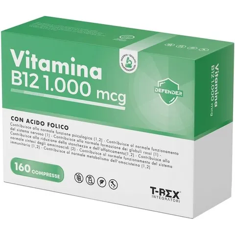 T-Rex Vitamina B12 1000mcg Da 160 Compresse – immagine 1