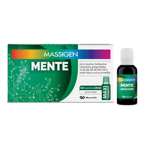 Massigen Mente Sostegno Cognitivo 10x25ml – immagine 1