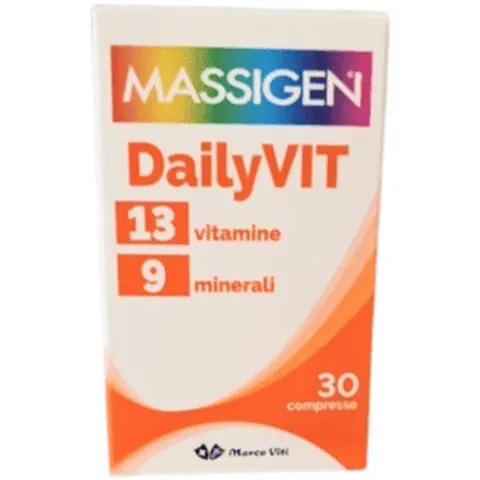 Massigen Dailyvit+ Integratore Multivitaminico Multiminerale 30 Compresse – immagine 1