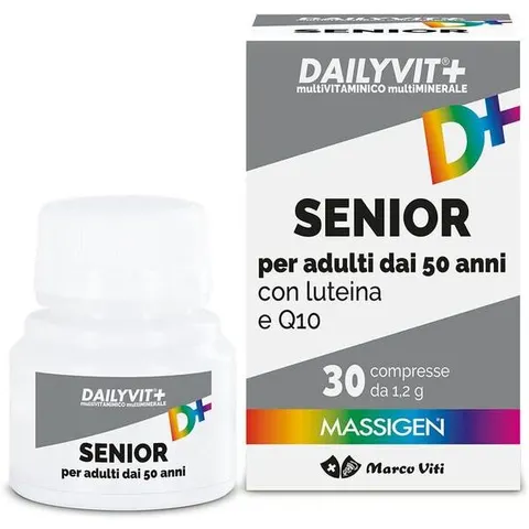 Massigen Dailyvit+ Senior Integratore Multivitaminico e Multiminerale 30 Compresse – immagine 1