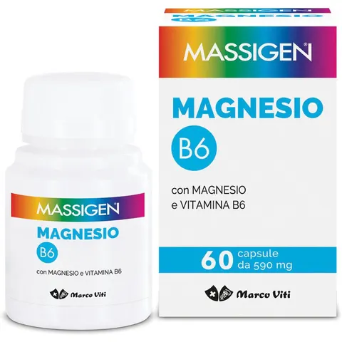MASSIGEN Magnesio B6 60 Capsule – immagine 1