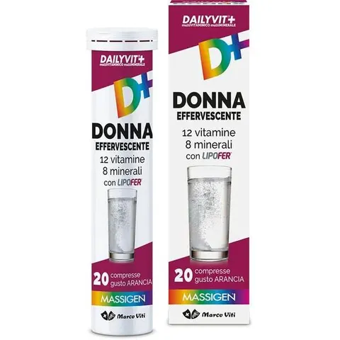 MASSIGEN Donna Effervescente 20 Compresse Effervescenti – immagine 1