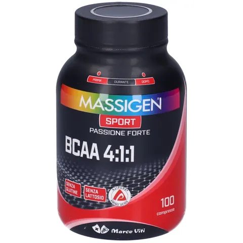 Massigen Sport Bcaa 4:1:1 100 Compresse – immagine 1