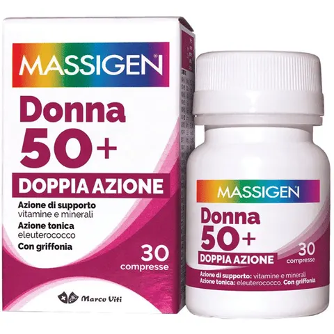 massigen multivitaminico donna 50+ 30 compresse – immagine 1