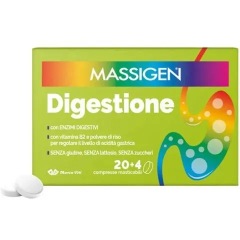massigen Digestione 20+4 Compresse Masticabili – immagine 1