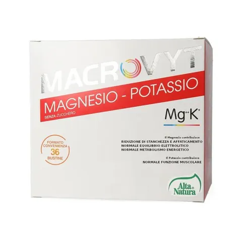 Alta Natura Macrovyt Magnesio/Potas 36 Bustine – immagine 1