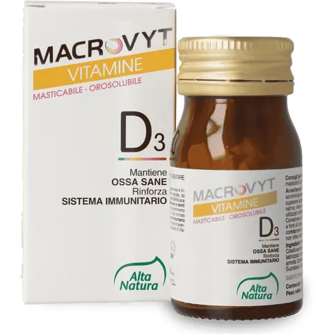 Alta Natura Vitamina D3 Macrovyt 60 cpr – immagine 1