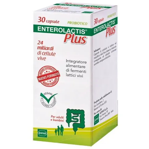 Sofar Enterolactis plus Fermenti Lattici 30 Capsule – immagine 1