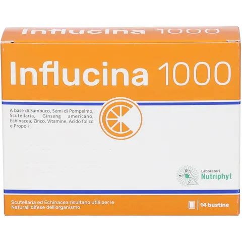 laboratori nutriphyt srl Influcina 1000 14 Bustine – immagine 1