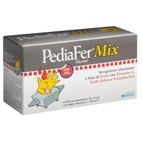 PEDIATRICA Srl PediaFer Mix, 10 Flaconi – immagine 1