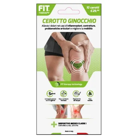 d.fenstec srl Fit therapy cerotto ginocchio 10 pezzi – immagine 1
