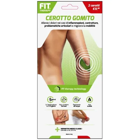 d.fenstec srl Cerotto fit therapy gomito 2 pezzi – immagine 1