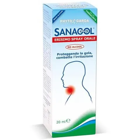 NAMED Srl SANAGOL Spray Erisimo S/Alcool 20ml – immagine 1