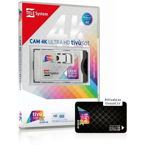 TELE System CAM tivùsat 4K Ultra HD Conditional Access Modules (CAM) – afbeelding 1