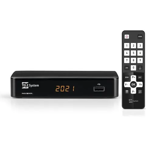 TELE System FACILE Terrestrial Full HD Zwart – afbeelding 1