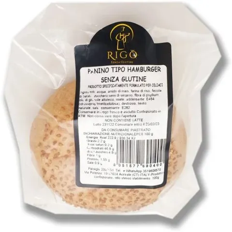 PANAGLU' 2009 Srl RIGO'Panino Tipo Hamburger – immagine 1