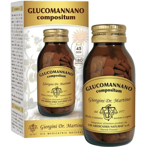 DR.GIORGINI SER-VIS Srl GLUCOMANNANO COMP 180PAST – immagine 1