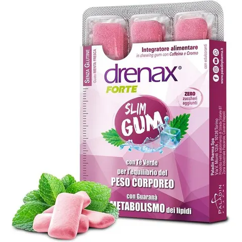 Drenax Forte Slim Integratore Dimagrante 9 gum – immagine 1