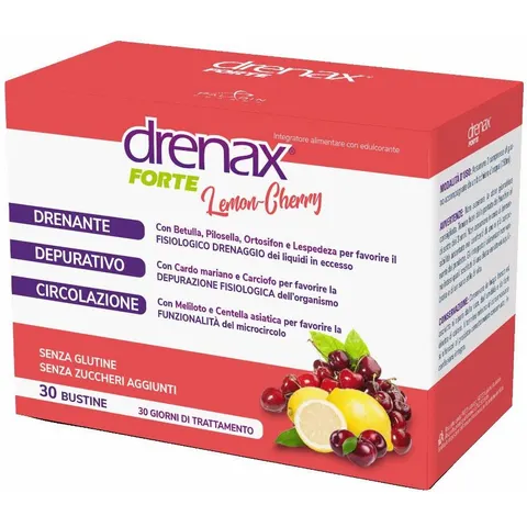 PALADIN PHARMA SpA Drenax Forte Lemon Cherry, 30 Bustine – immagine 1