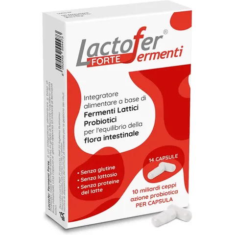 PALADIN PHARMA SpA Lactofer Forte Fermenti, 14 Capsule – immagine 1