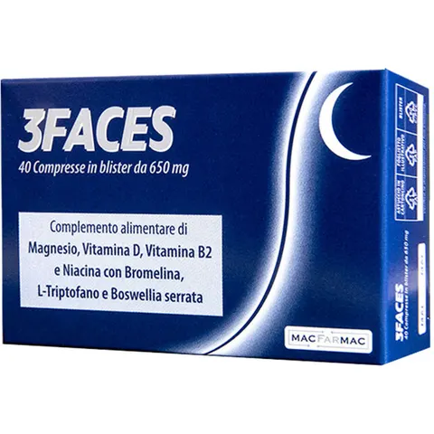 MACFARMAC Srl 3faces 40 compresse – immagine 1