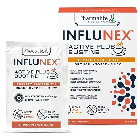PHARMALIFE RESEARCH Srl INFLUNEX Active Plus, 14 bustine – immagine 1
