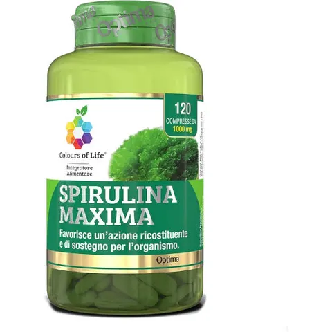 Optima Naturals Optima Spirulina Maxima 120 Compresse – immagine 1