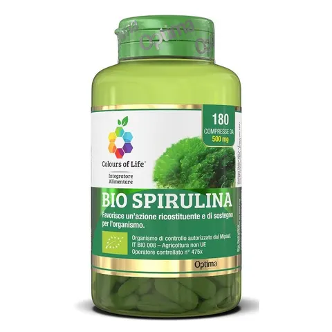Optima Bio Spirulina 180Cpr Colours – immagine 1