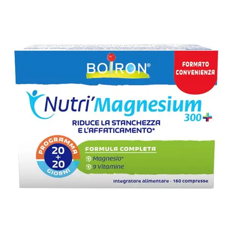BOIRON Srl NUTRI'MAGNESIUM 300+ 160CPR – immagine 1