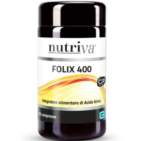 Cabassi(Nutriva) Nutriva Folix 400 Integratore Gravidanza 100cpr – immagine 1