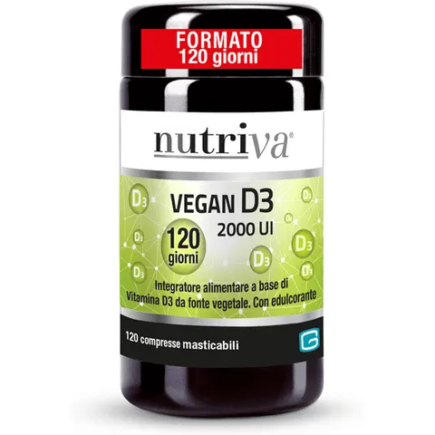 Nutriva Vegan D3 120 Compresse – immagine 1