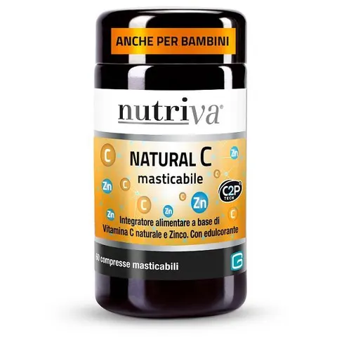 nutriva natural c 60 compresse masticabili – immagine 1