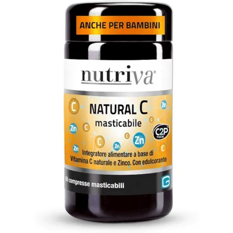 Nutriva Natural C 60 Compresse Masticabili – immagine 1