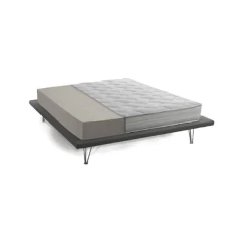 Matelas Simple Author, Déhoussable 200x90x19h cm Blanc – image 1