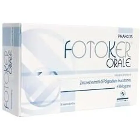 Biodue Fotoker Orale Pharcos 30cpr – immagine 1