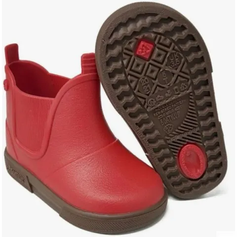 Boatilus Botines de Goma Rojas - 26/27 – imagen 1