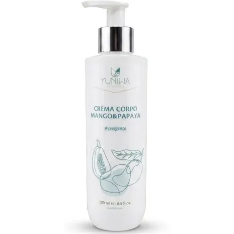 yuniwa cosmetics Crema Corpo Mango e Papaya – immagine 1